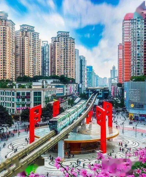 到九龙坡杨家坪步行街接种新冠