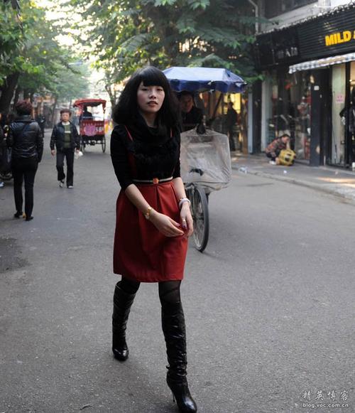 温州传统街道:城西街上的女人