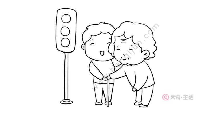 志愿服务简笔画怎么画志愿服务简笔画怎样画