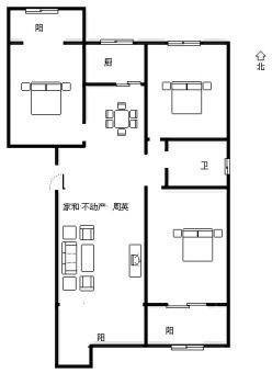 低于市场价10万,98平方三室仅售115万,此房一个星期内