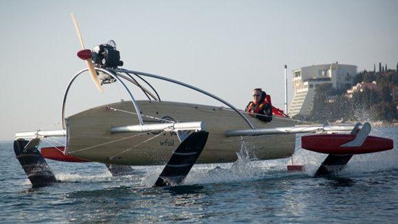 航海与飞行双重体验的albatross水翼船