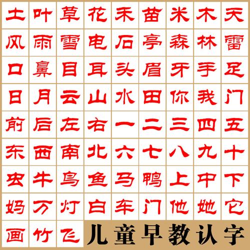 识图儿童早教识字幼儿园大中小班三岁宝宝认字卡片千字郎有声动画