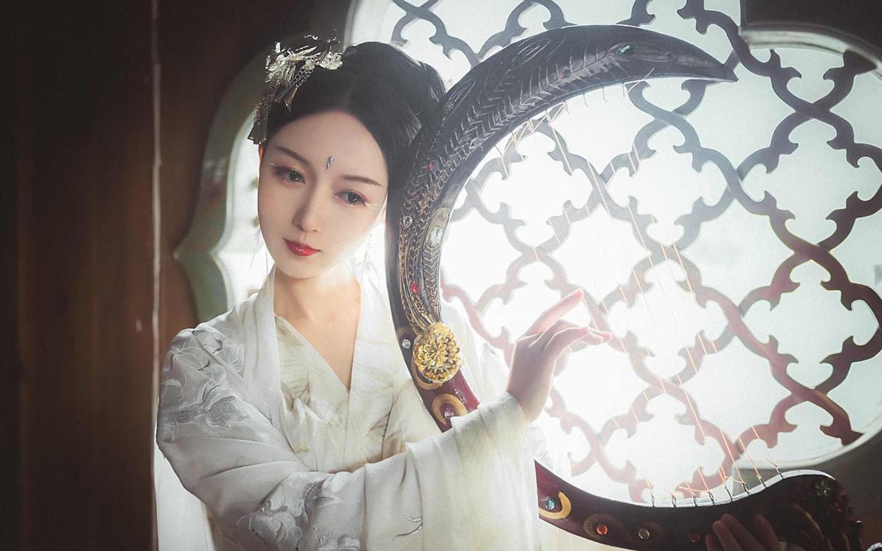 古风汉服美女迷人写真图片桌面壁纸