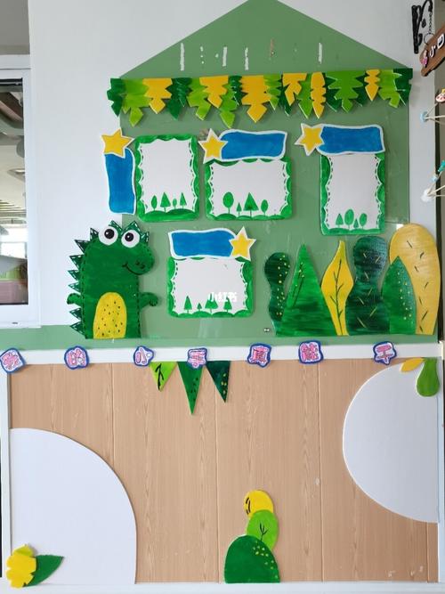幼儿园森系小清新主题墙家园栏环创_幼儿园_森女系_环创_小清新_幼儿