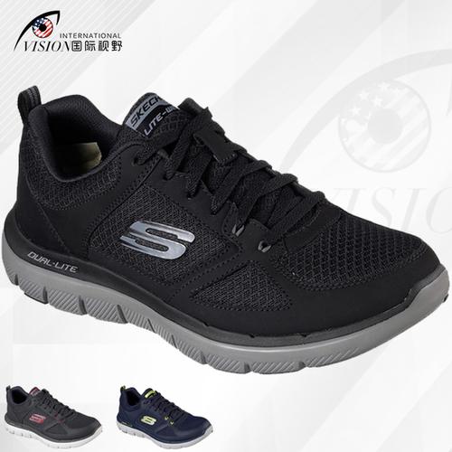 52189 斯凯奇男鞋网面透气超轻时尚账动休闲鞋跑鞋 skechers 新款
