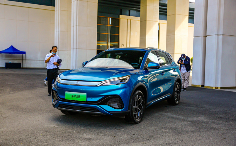 对标model3比亚迪海豹冬测谍照来了起售价也曝光这价格贵吗