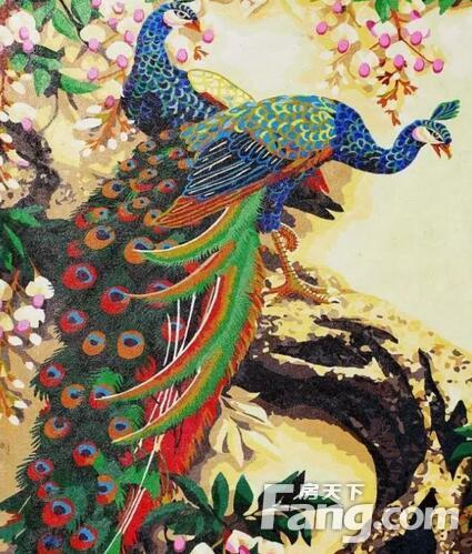 凤凰梧桐树剪纸图片