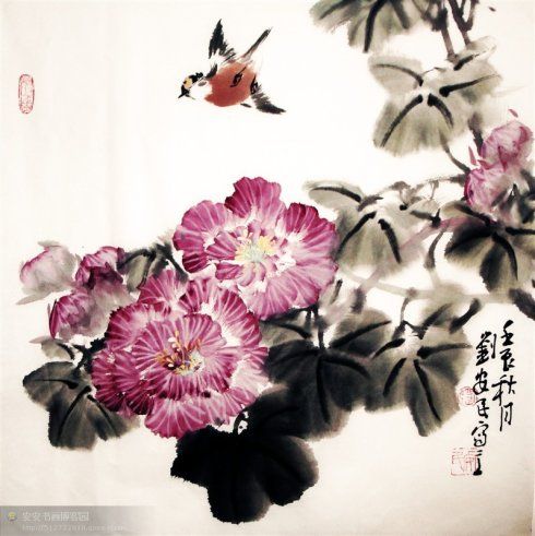 刘安民书画作品欣赏(诗文:秋水)