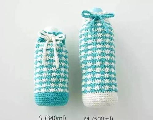 分享几款漂亮水杯套的钩织教程