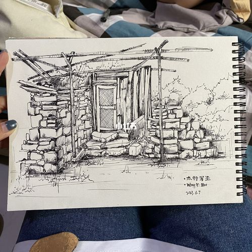太行山风景写生_写生_风景_太行山_速写_绘画_风景写生_文化_绘画