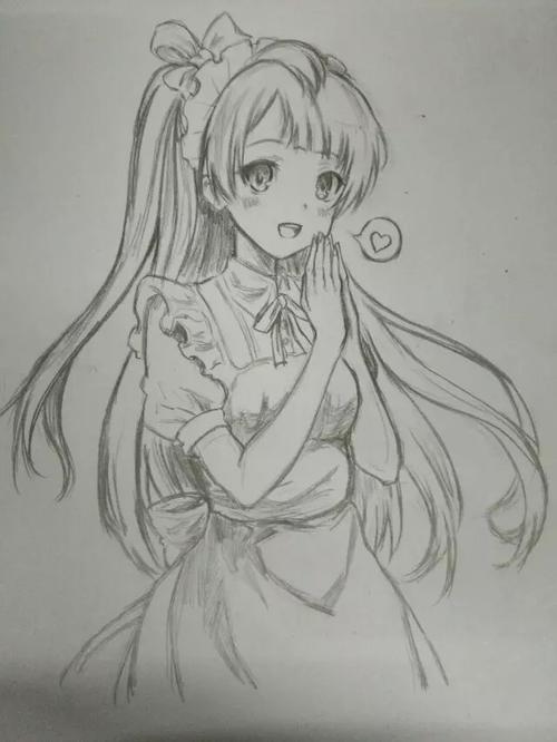 动漫人物素描图片谁有