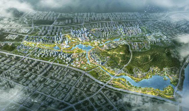 规划公示百色市百东新区星湖周边重点地区城市设计