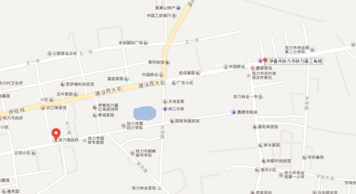 铁力市三角地地图