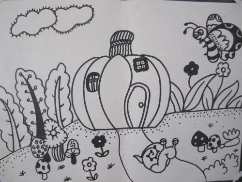 春天的简笔画图片大全幼儿