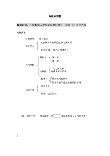 分数乘整数教学资料.doc