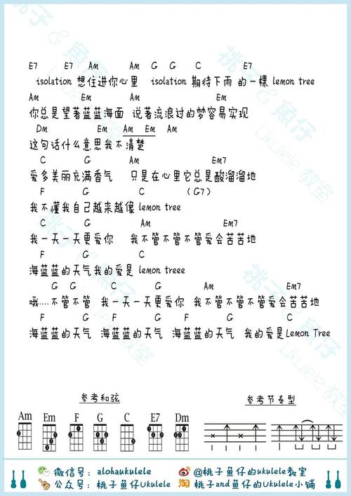 弹唱《lemon tree》fool"s garden 桃子鱼仔