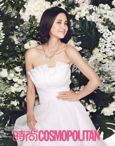 张歆艺婚纱写真 纯白唯美升格魅力人妻_星大片_明星