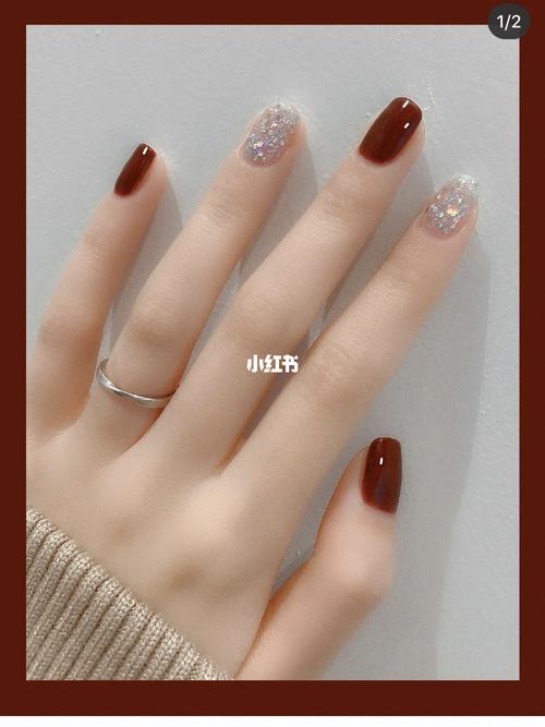 小红书秋冬新年显白纯色美甲没骗我93_美甲_显白_新年去哪玩_纯色