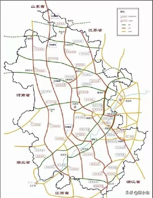 2030年安徽的五纵九横高速公路网县县联通不是梦安徽雄起