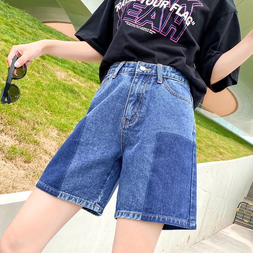 女款时尚牛仔短裤