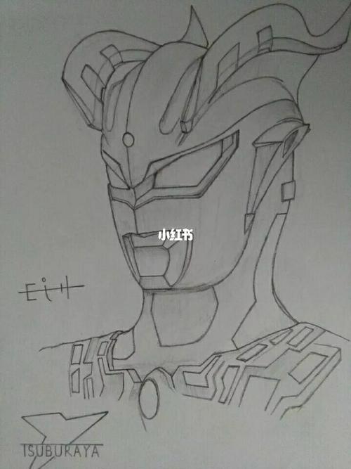 手绘奥特曼,快来看看你都能认得出吗_奥特曼_手绘_线稿_奥特曼_文化