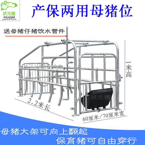 母猪产床易母猪位落地式产床产保两用多功能床养猪