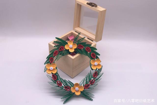 教你手工制作衍纸花环,你肯定想象不到,原来衍纸花环
