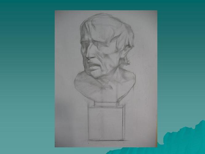 素描石膏像写生步骤------海盗