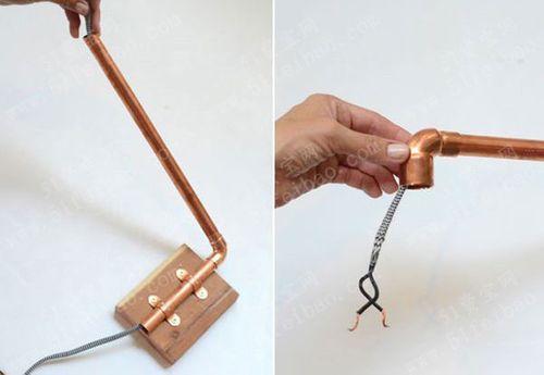 动手做书房卧室适应型复古系铜管壁灯 - 手工小制作 - 51费宝网