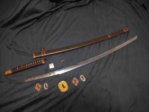 二战日军98式军刀冢本正和本段