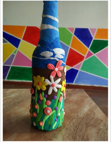 超轻粘土做的啤酒瓶教程图解