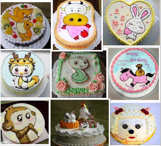昆明斯薇特生日蛋糕 奶油混翻糖周岁蛋糕 可爱小羊生肖羊奶油蛋糕