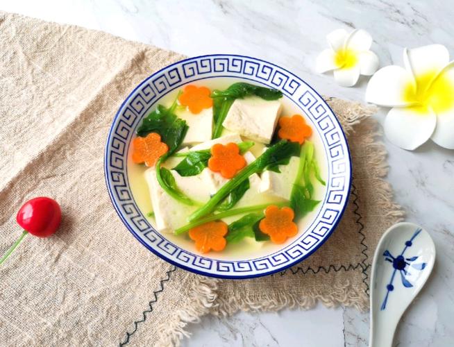 菠菜豆腐汤