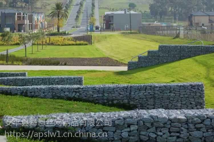 加筋格宾网挡土墙厂家加筋石笼网护垫规格