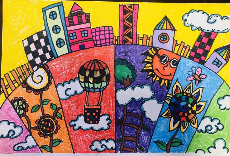 世界地球日绘画大赛掠影