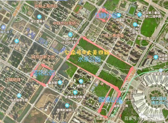 重磅:汉阳国博公园即将开建,附汉阳四新十大公园