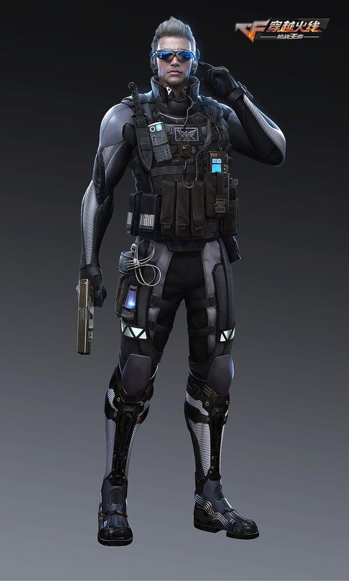 为游戏穿越火线创作的角色插画