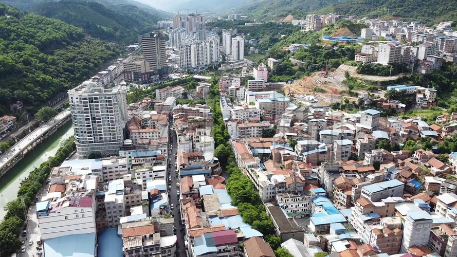 广西白色田林县航拍_2720x1530_高清视频素材下载(:)