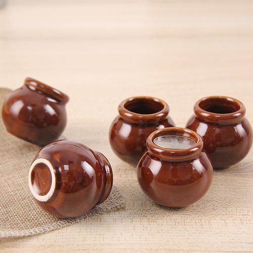 厂家直销迷你小罐 陶瓷罐 陶瓷拔火罐 额头小穴位专用罐价格优惠