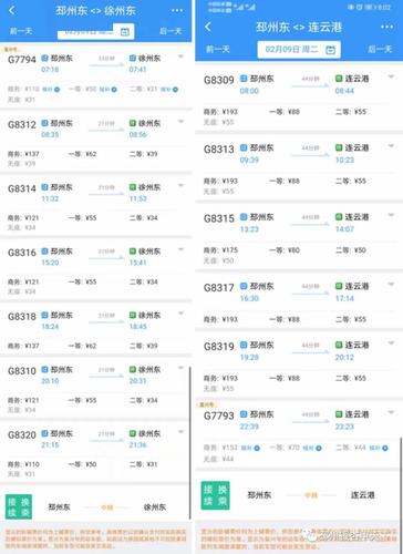 初期,铁路部门每日安排开行动车组列车7对,分别为徐州东—连云港g83