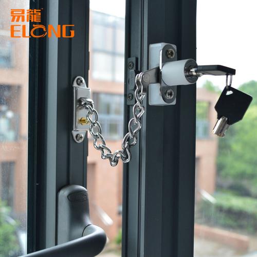 迪福德塑钢窗锁铝合金窗防盗链门窗户儿童安全锁防护链平开窗链条