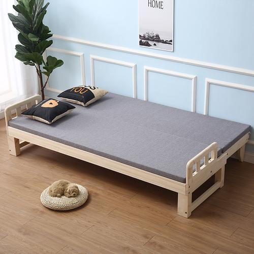 寻木匠折叠实木沙发床小户型客厅书房单人1米两用多功能双人折叠床18