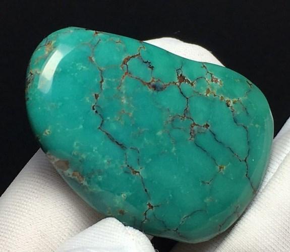 绿松石原矿高瓷铁线网花吊坠项链手镯面原石料毛料随行手把件镶嵌