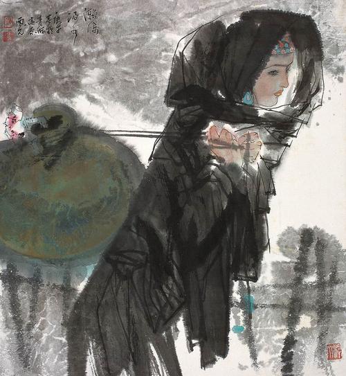 马西光人物作品欣赏