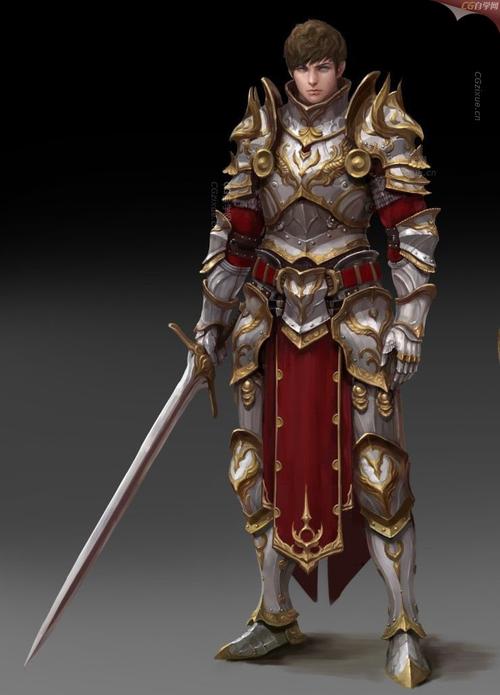 骑士铠甲类角色原画资源超级素材包3285p