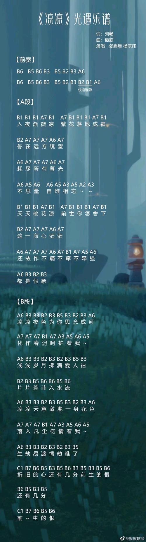 光遇谱子非原创