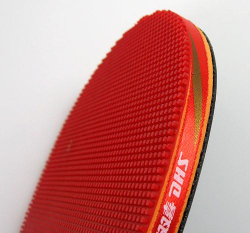 红双喜 4006乒乓球拍详图: 面反胶(两面光滑), 红双喜4003(长柄横拍)