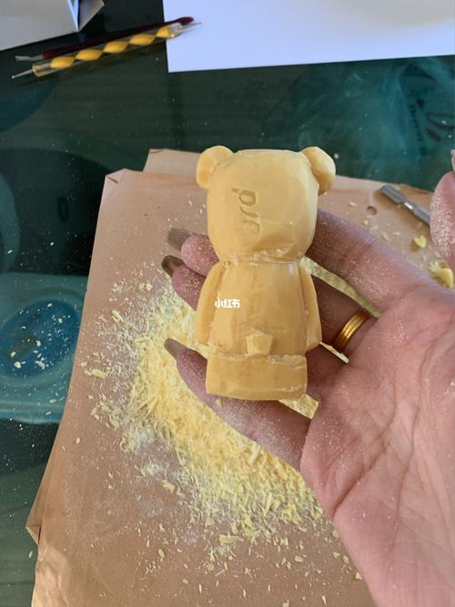 肥皂小熊_掉渣_香皂_diy手工制作_兴趣爱好_手工