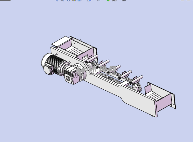 电机链条机构模型