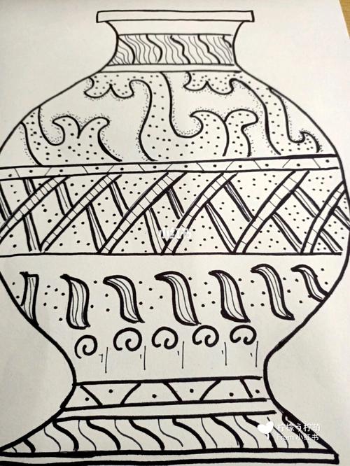简单的瓶子装饰画_装饰画_简笔画_简笔画教程_家居家装